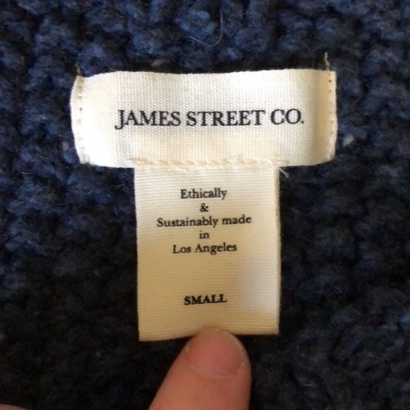 James Street Co. Fisherman Funnel Sweater - Picture 4 of 5
